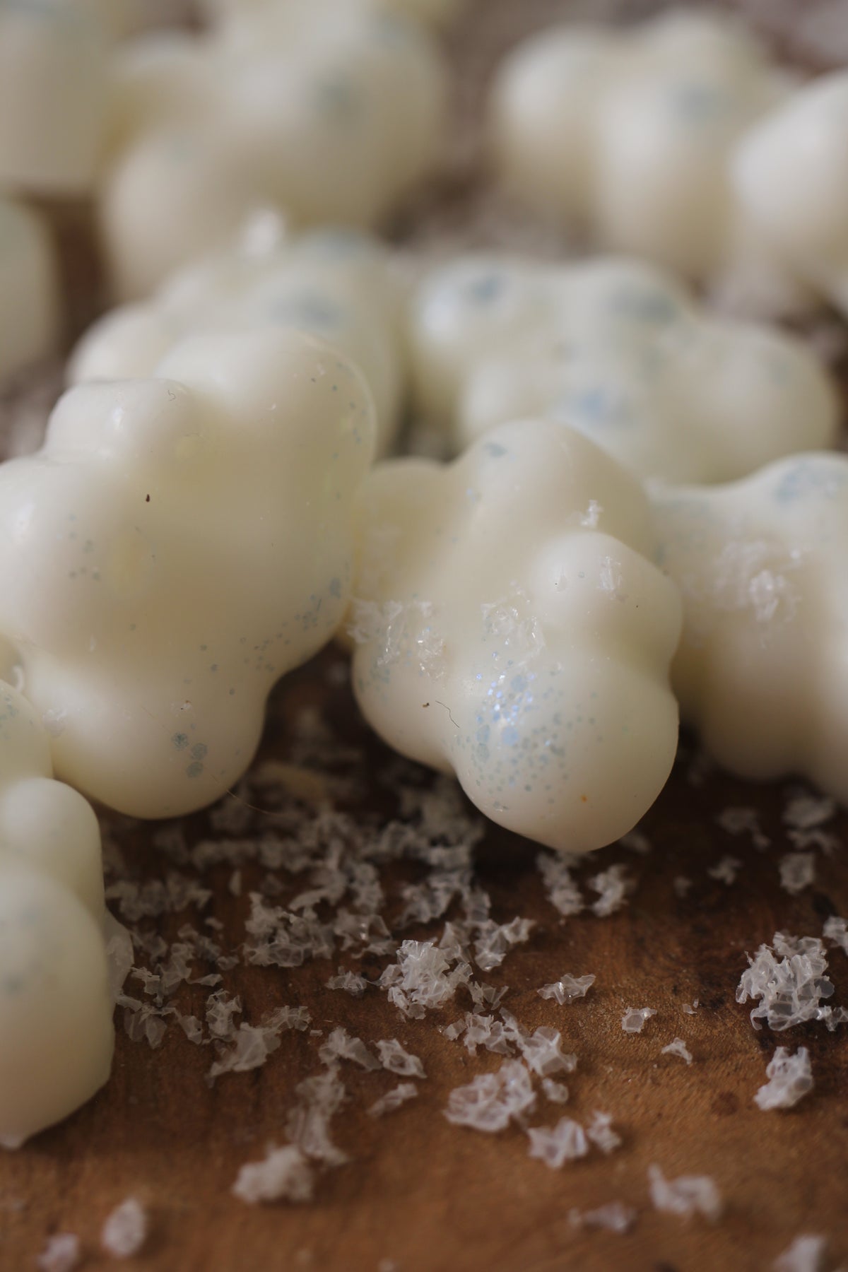 Fondant parfumées, Nuées de Coton (Collection Escale d'Hiver), (lot de 5 x 10g), cire végétale