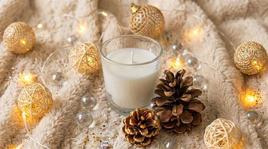 Bougie parfumée, Eternal Snow (90g),cire végétale