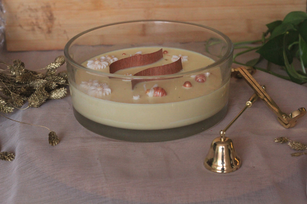 Bougie parfumée, Golden Harvest (750g), cire végétale