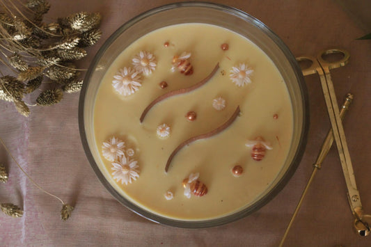 Bougie parfumée, Golden Harvest (750g), cire végétale