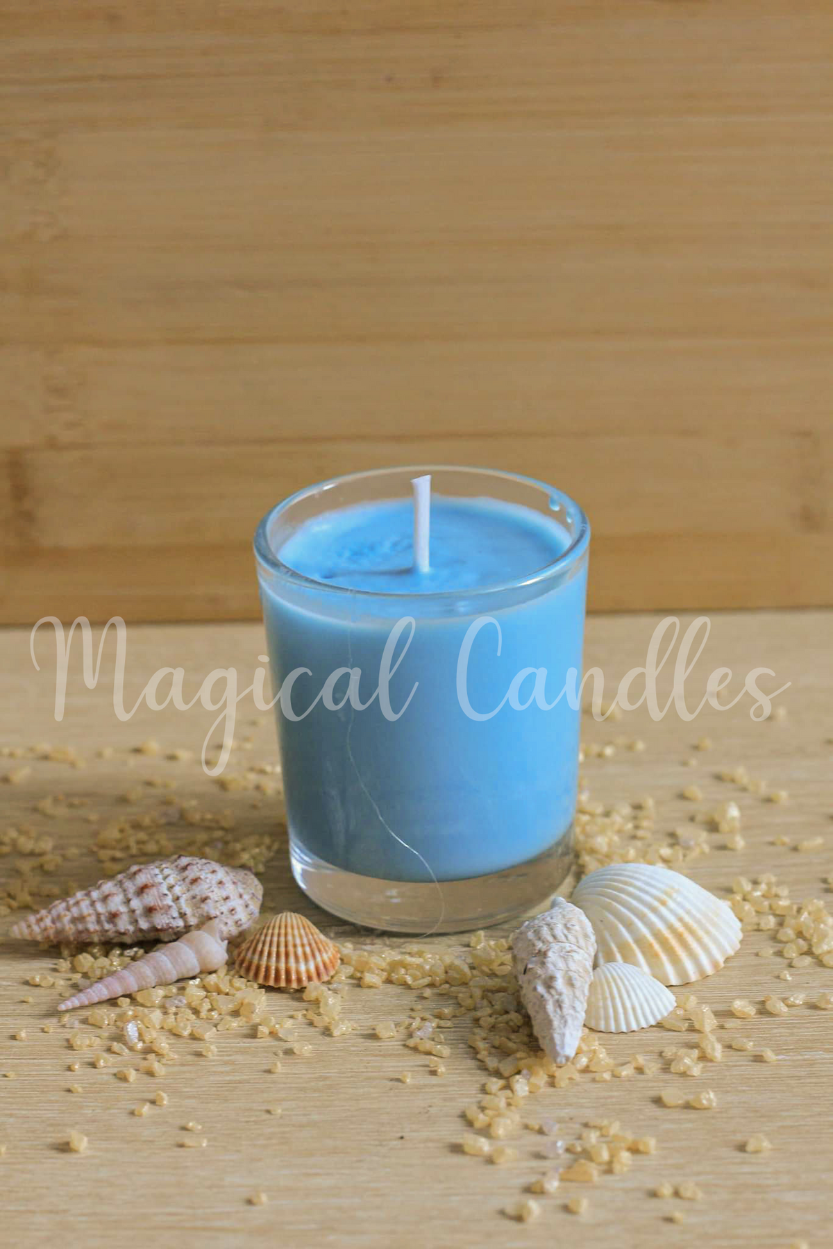 Bougie parfumée, Azure Serenity (90g), cire végétale