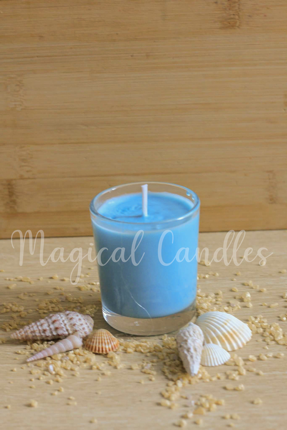 Bougie parfumée, Azure Serenity (90g), cire végétale