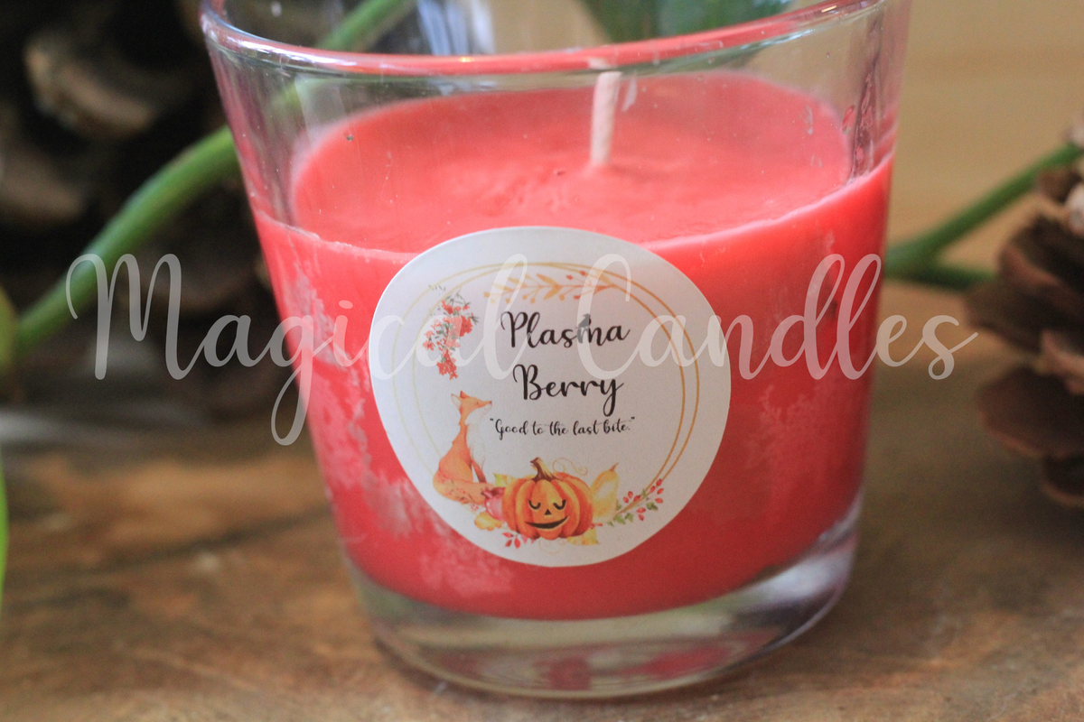 Bougie parfumée, Plasma Berry (90g), cire végétale