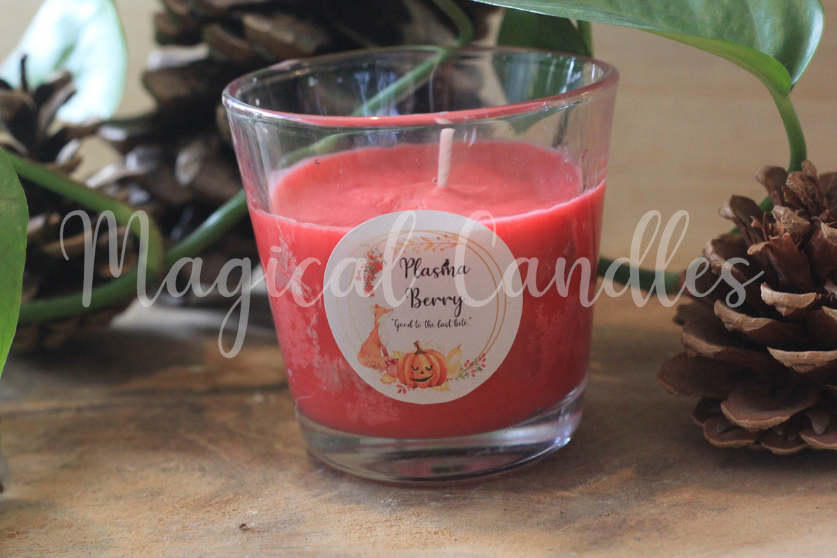 Bougie parfumée, Plasma Berry (90g), cire végétale