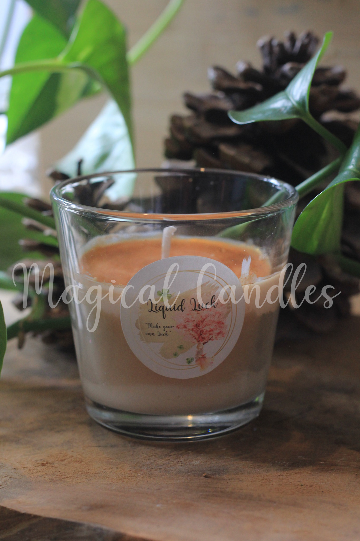 Bougie parfumée Liquid Luck (90g), cire végétale