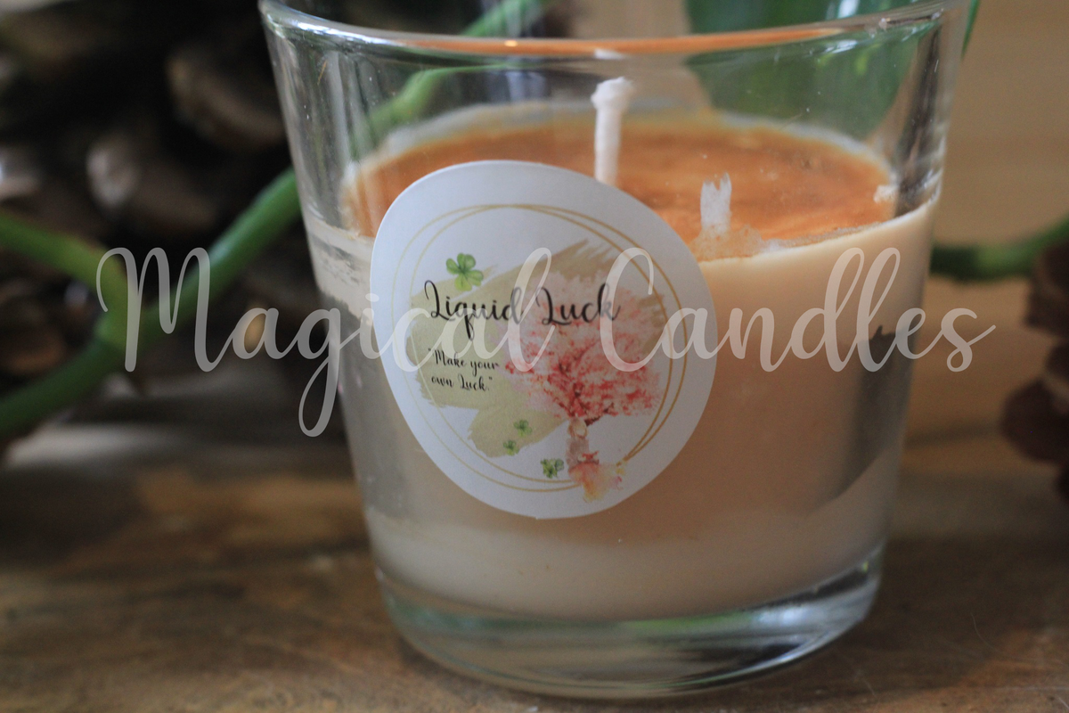 Bougie parfumée Liquid Luck (90g), cire végétale