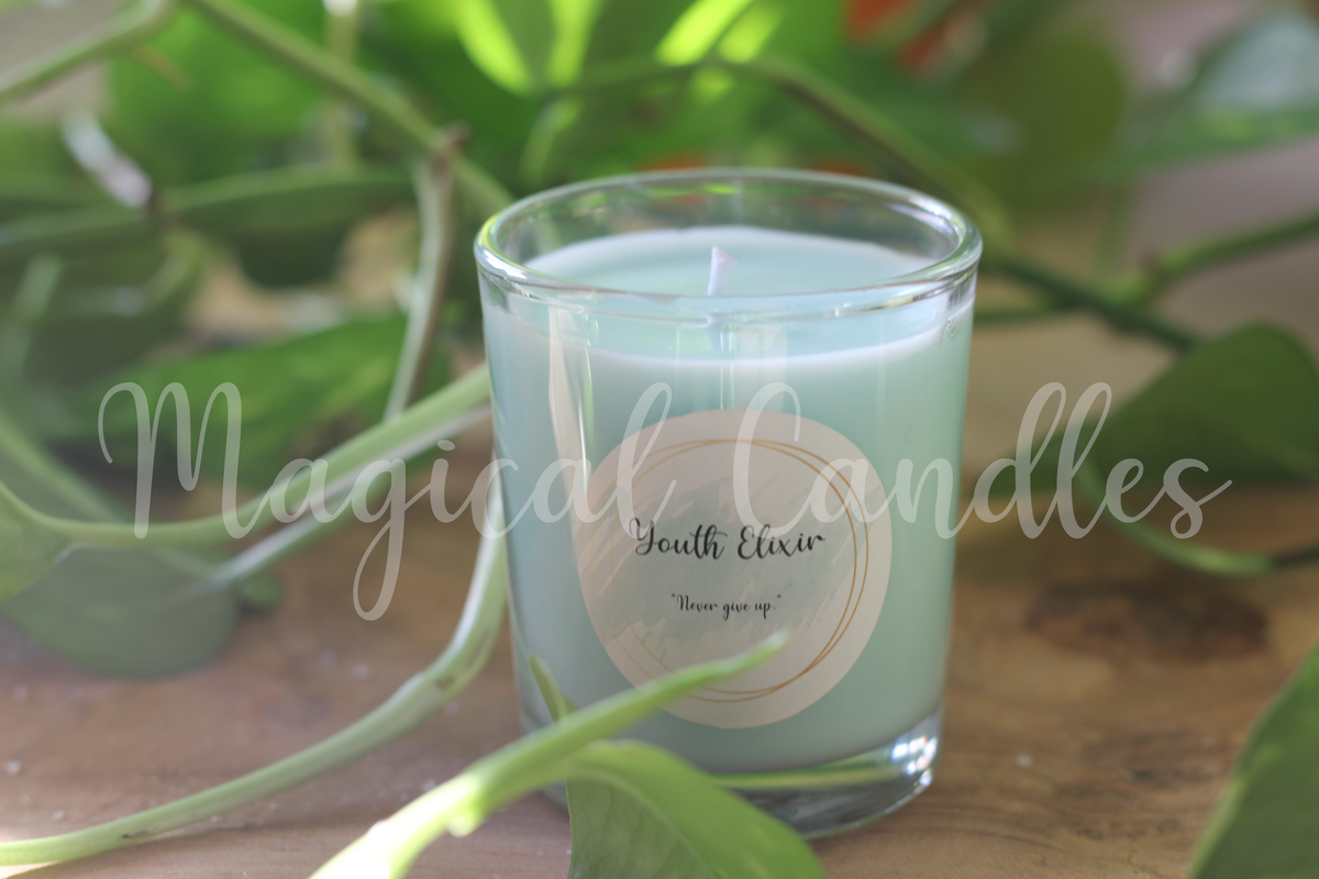 Bougie parfumée, Youth Elixir (90g),cire végétale